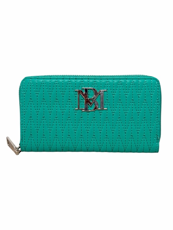 Badgley Mischka Handbags - Badgley Mishka Turquoise Zip Around Quilted Long Wallet - NWOT